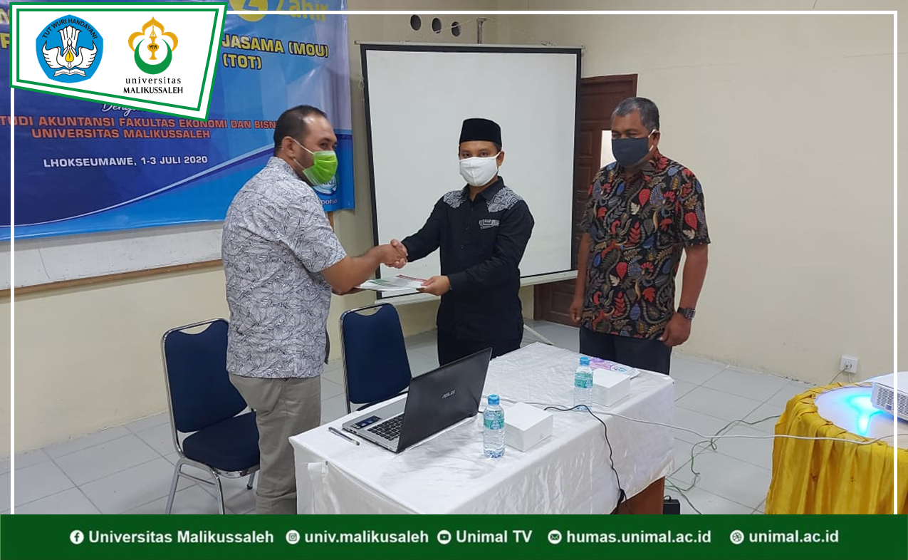 Prodi Akuntansi Universitas Malikussaleh Teken MoU dengan PT Zahir Internasional